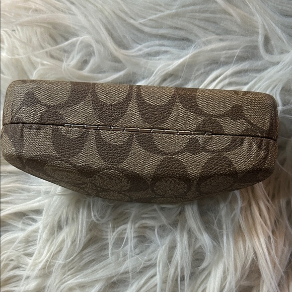 Coach Sunglasses case Khaki & Tan Hard Shell - Picture 4 of 13